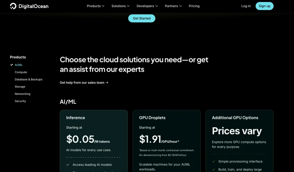 DigitalOcean Pricing Plans